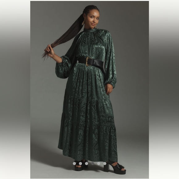 Anthropologie Somerset Maxi Mock Neck Edition size 2x - Picture 4 of 8